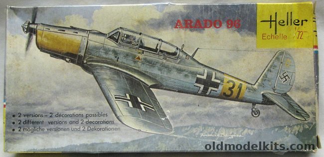 Heller 1/72 Arado Ar-96B1 / B-5, 162 plastic model kit